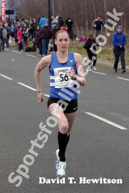 Laura Weightman (Morpeth) senior womens Elswick Road Relays.